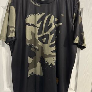 Men's Black and Olive Mountain Bike/Road Cycling Jersey